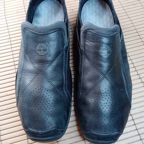 Timberland Mens Earthkeepers 57181 Black Leather Casual Slip On Shoes Size 11 M. main image 5